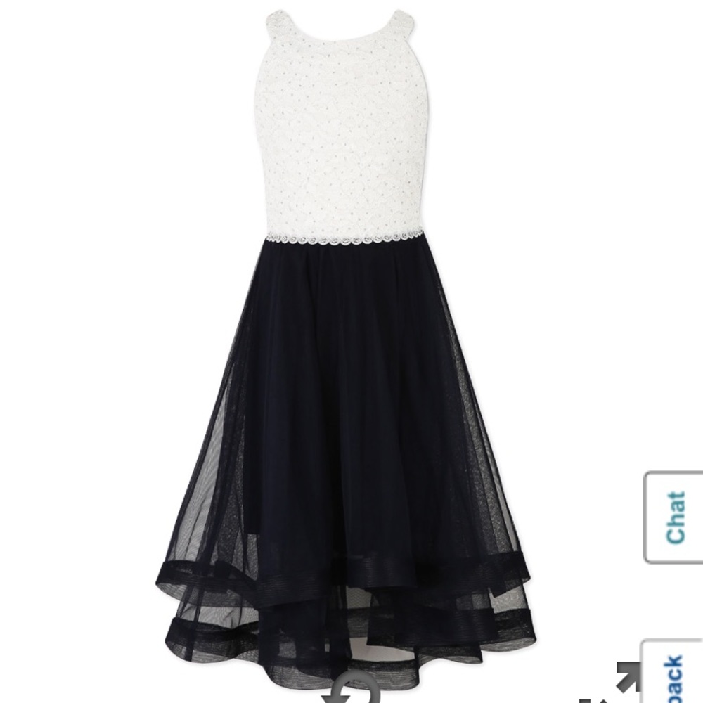 New! Speechless Girls Rhinestone Bodice Dress
